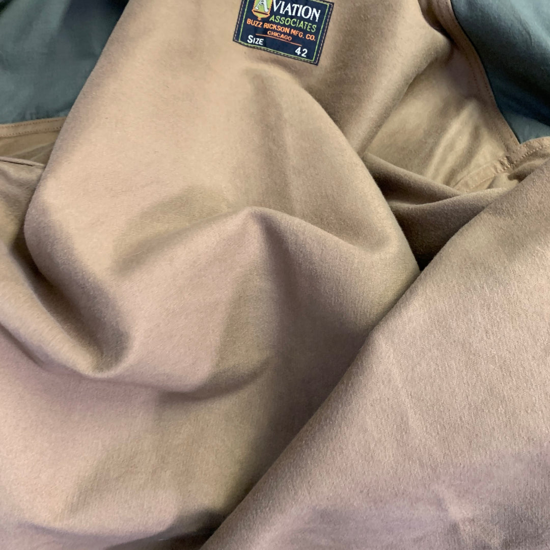 BUZZ RICKSON & CO. INC. Size 42 Green Khaki Cotton Military Coat