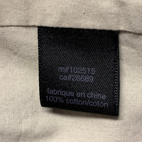 JOHN VARVATOS STAR USA Gilet en coton rayé anthracite gris Taille 40