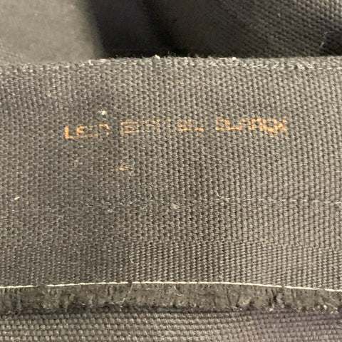 LEON EMANUEL BLANCK Size M Distortion Black Cotton Patchwork Casual Pants