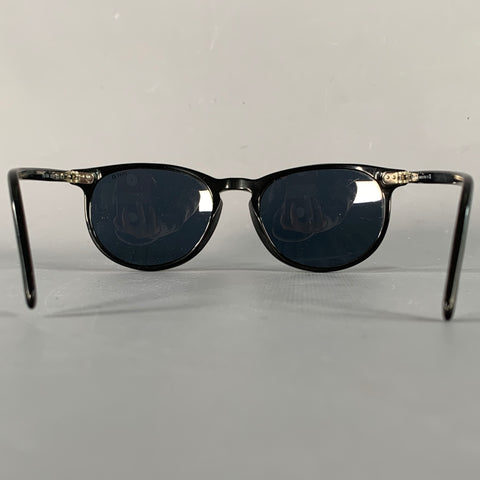 POLO by RALPH LAUREN Black Acetate Round Sunglasses