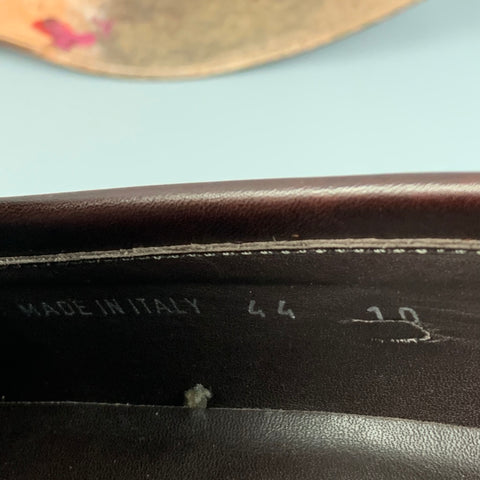 HARRYS OF LONDON Size 11 Brown Leather Penny Loafers
