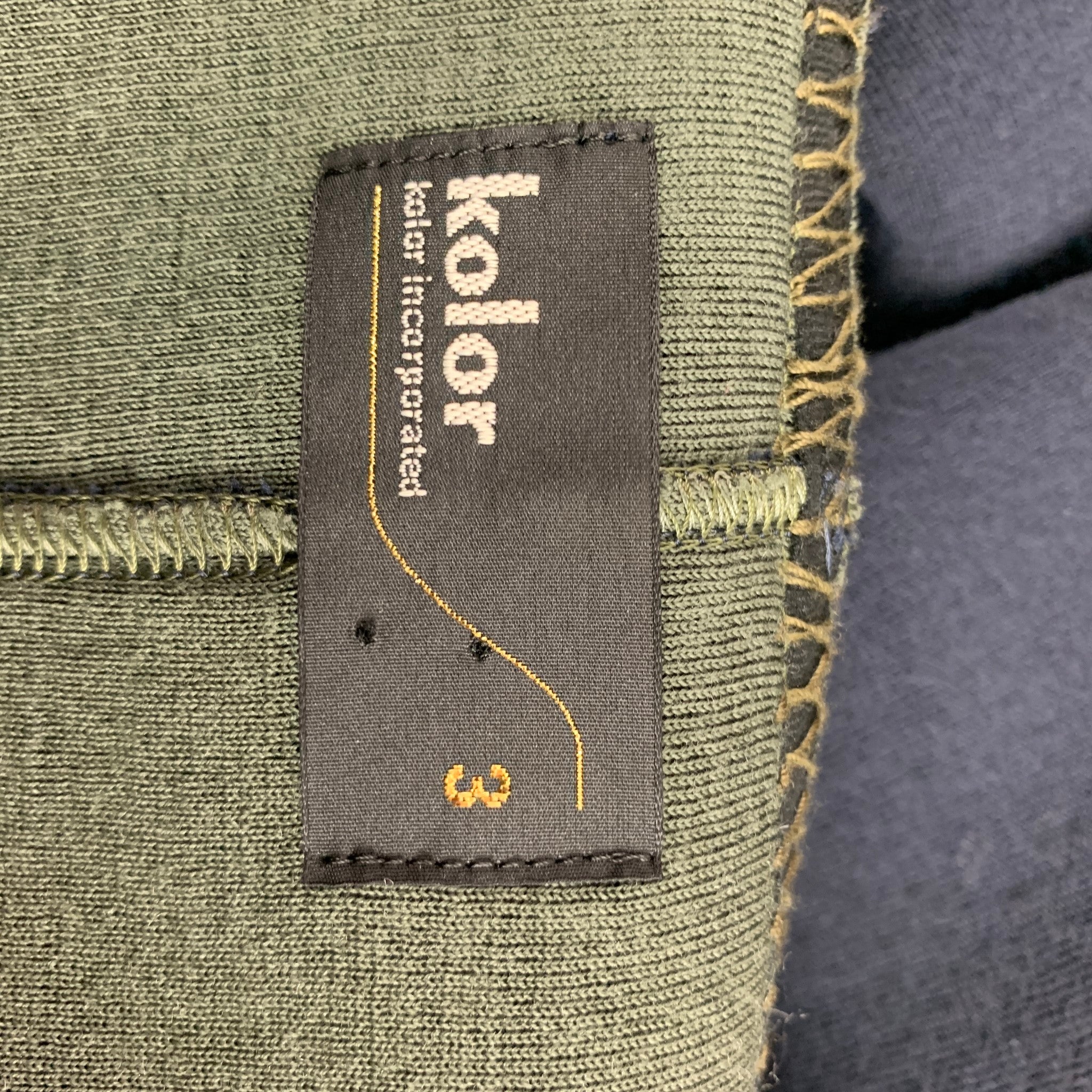 ジャケット・アウター kolor green wool nylon jacket kolor green wool nylon jacket