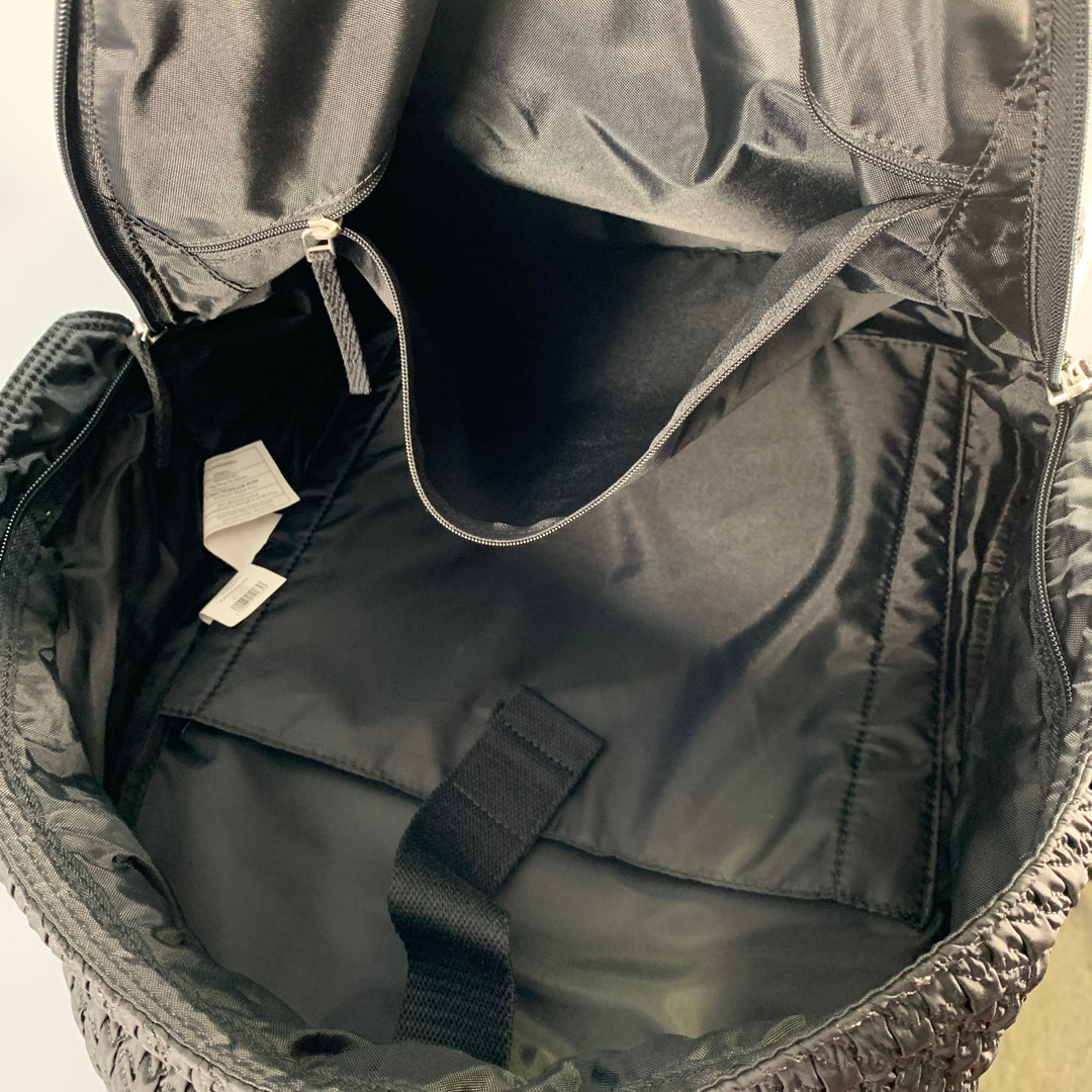 EASTPAK x RAF SIMONS Black Silver Textured Polyester Blend Backpack