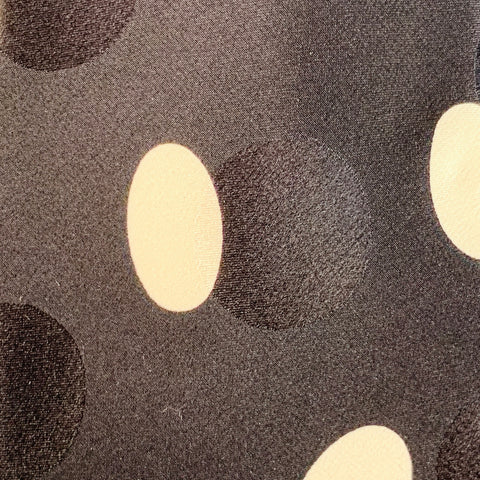 GIANFRANCO FERRE Size One Size Black White Dots Silk Tie