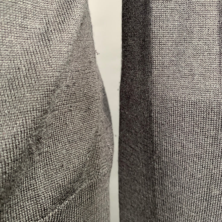 VIKTOR & ROLF Size M Grey Knit V-Neck Pullover