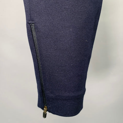 COS Size 30 Navy Rayon Blend Zip Fly Casual Pants