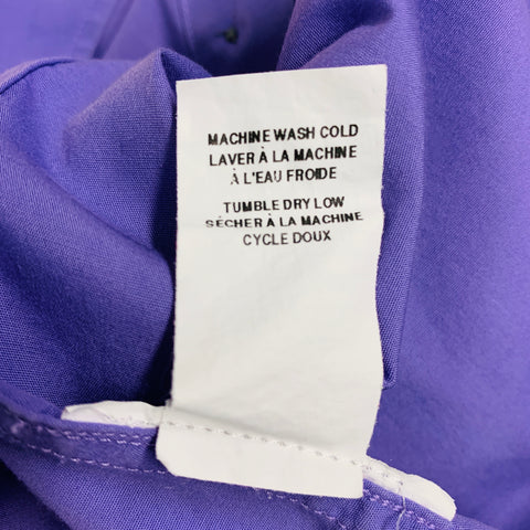MICHAEL KORS Size M Purple Cotton 2 Pockets Long Sleeve Shirt