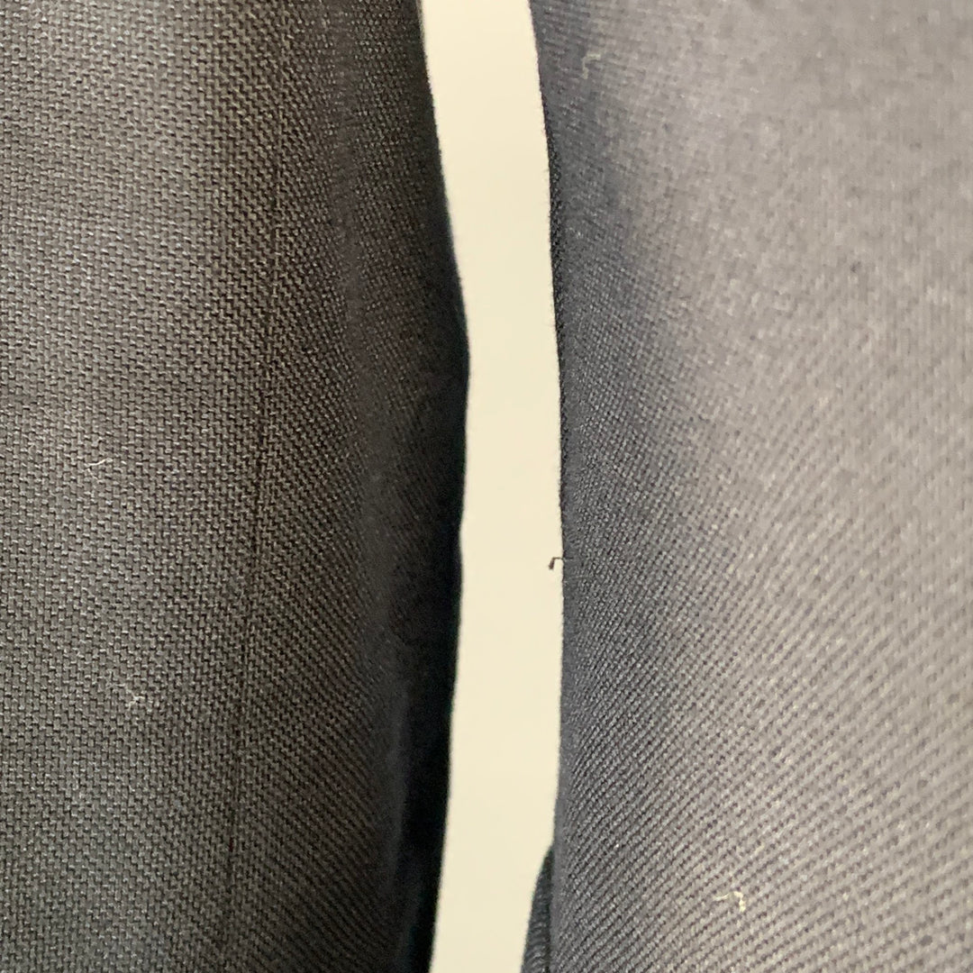 BURBERRY LONDON Size 42 Navy Cotton Blend Notch Lapel Sport Coat