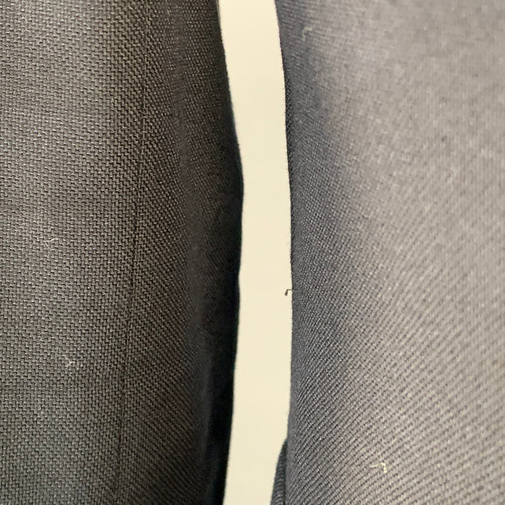 BURBERRY LONDON Size 42 Navy Cotton Blend Notch Lapel Sport Coat