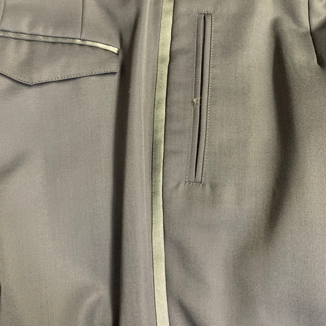 BURBERRY PRORSUM Size 40 Navy Wool Notch Lapel Tuxedo