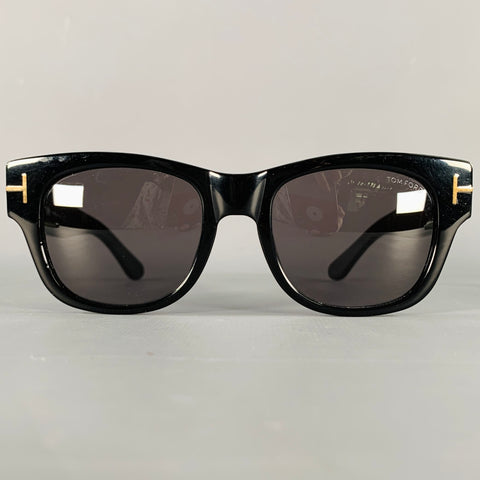 TOM FORD Black Acetate Sunglasses
