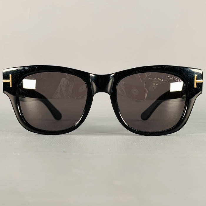 TOM FORD Black Acetate Sunglasses