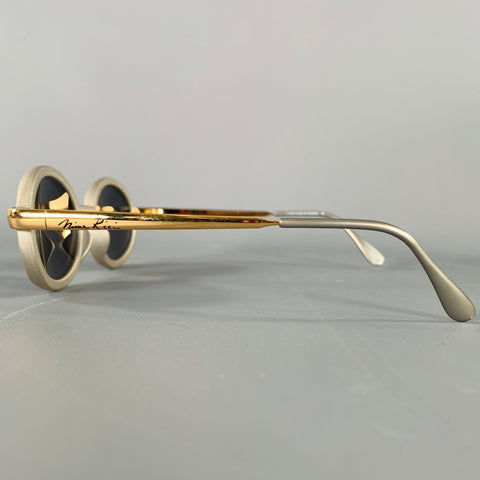 NINA RICCI -3076- Grey Gold Acetate Metal Sunglasses