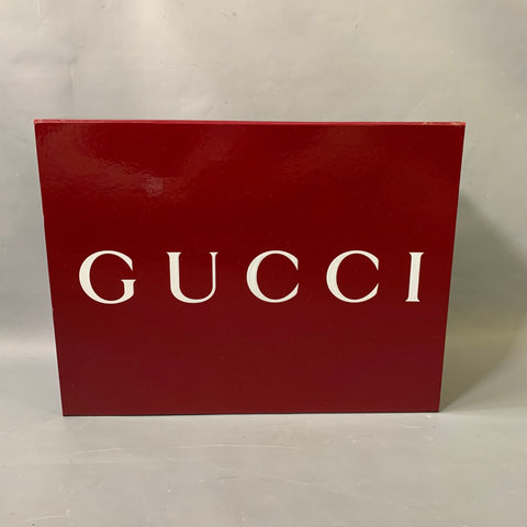 GUCCI Size M Navy White Logo Polyester Zip Up Hoodie Jacket
