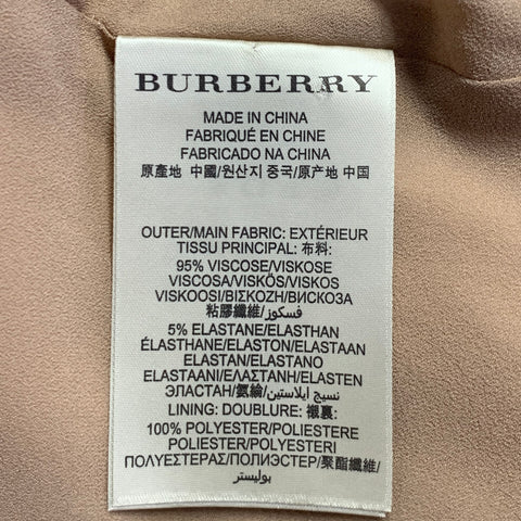 BURBERRY LONDON Size 2 Gold Black Viscose Blend Sequined Cocktail Dress
