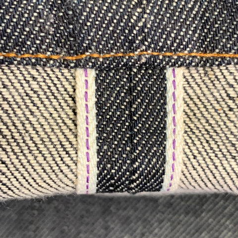 Jeans en coton indigo bleu à braguette boutonnée SIMON MILLER Taille 32