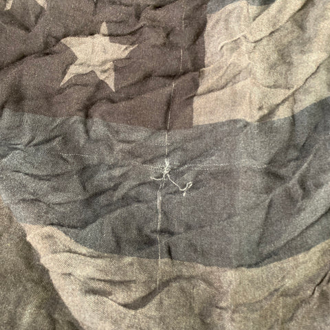 JOHN VARVATOS Grey Charcoal USA Flag Scarf