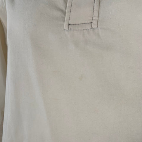 NORSE PROJECTS Size S Lund Cream Cotton Natural Dyed Half Placket Pullover