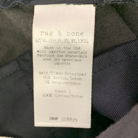 RAG & BONE Size 31 Grey Cotton Blend Drop Crotch Casual Pants
