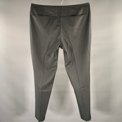 MAISON MARGIELA Size 36 Grey Heather Wool Flat Front Dress Pants