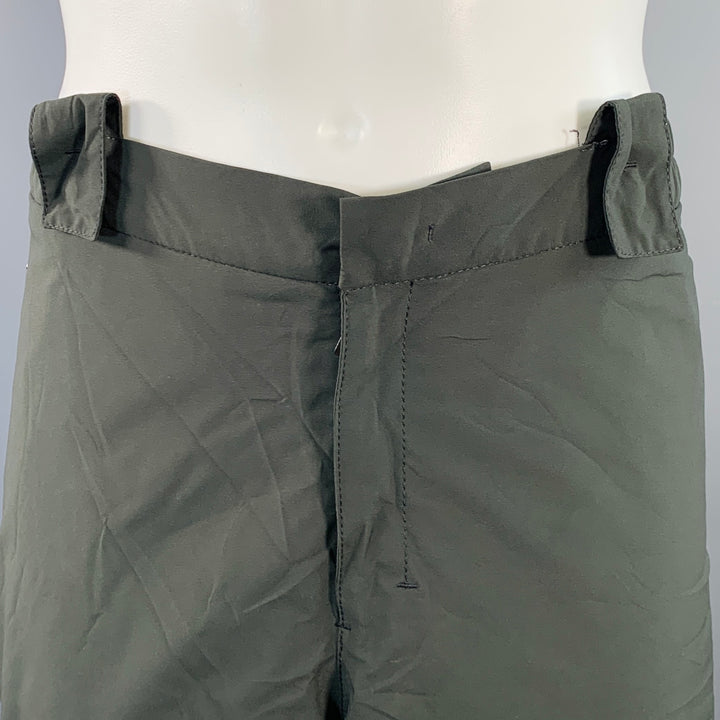 PRADA SPORT Size 40 Red Forest Green Nylon Ski Jacket Pants Set