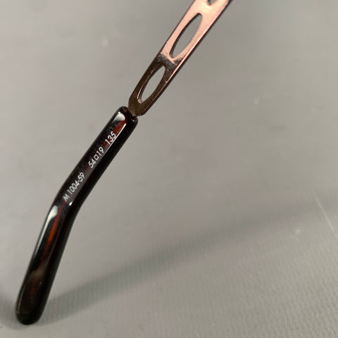 VALENTINO Black Rose gold M 1004-59 Metal Sunglasses