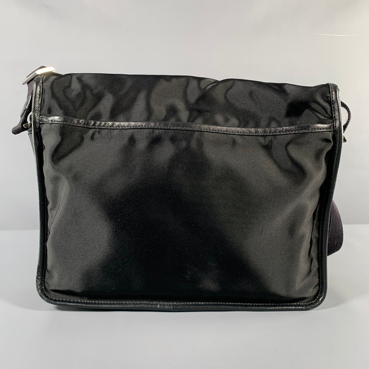 PRADA Black Nylon Messenger Bags