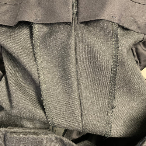 POLO by RALPH LAUREN Size 40 Grey Charcoal Virgin Wool Pleated Dress Pants