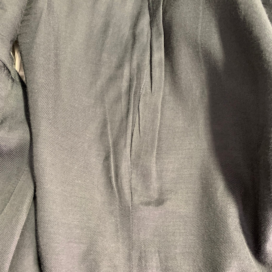 ACNE STUDIOS Size 36 Blue Wool Blend Notch Lapel Suit