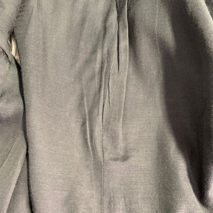 ACNE STUDIOS Size 36 Blue Wool Blend Notch Lapel Suit