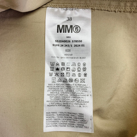 MAISON MARGIELA Size XS Khaki Cotton Cargo Pockets Dress