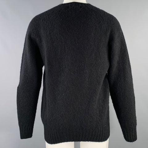 YMC Size M Suededhead Black Wool Crew Neck Sweater