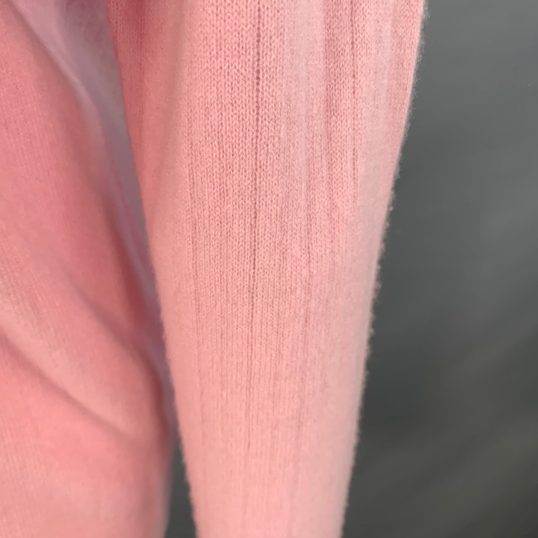 SIES MARJAN Size XS Pink Wool Blend Knit Ruffled Crew Neck Pullover