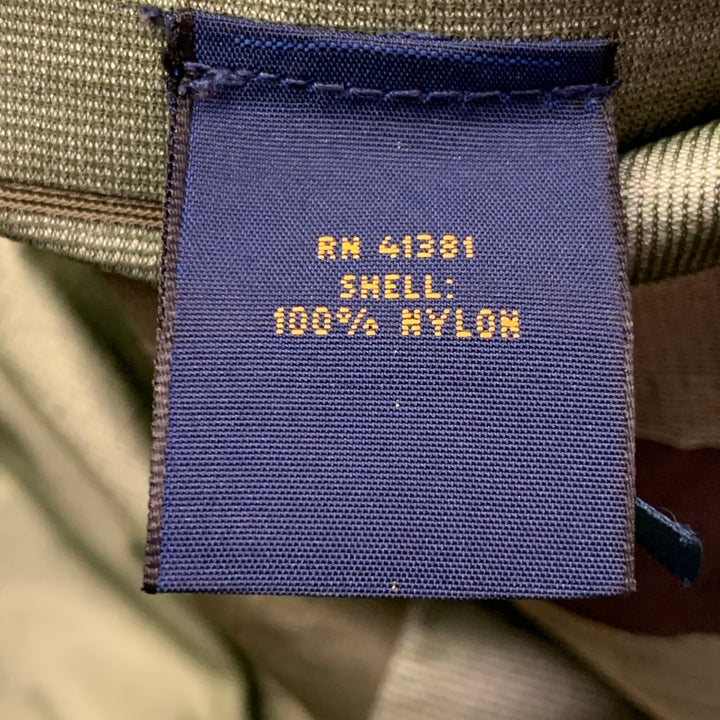 POLO by RALPH LAUREN Size L Green Brown Beige Camouflage Utilitarian Hooded Coat