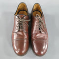 BRUNELLO CUCINELLI Size 8 Brown Leather Cap-toe Lace Up BRUNELLO CUCINELLI