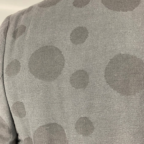 PS by PAUL SMITH Taille 40 Manteau de sport en viscose de coton à pois noirs