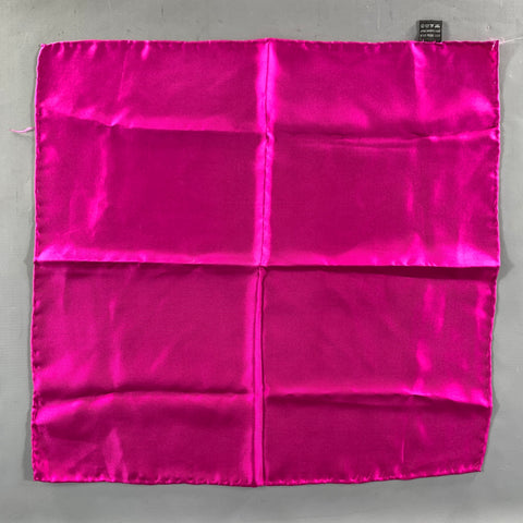 NO BRAND Pink Shimmer Silk Pocket Square