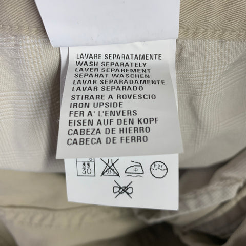 ERMENEGILDO ZEGNA Size 32 Beige Cotton Blend Straight Jeans