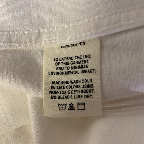 ALEX MILL Size M White Twill Cotton Chore Jacket