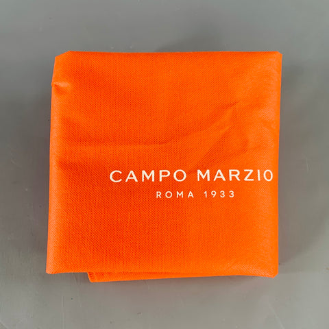 CAMPO MARZIO Blue Leather Oversized Circle Tote Bag
