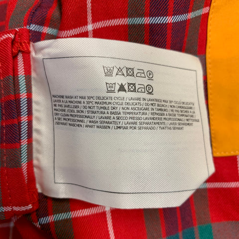 BARACUTA Size 40 Yellow Cotton Blend Bomber Jacket