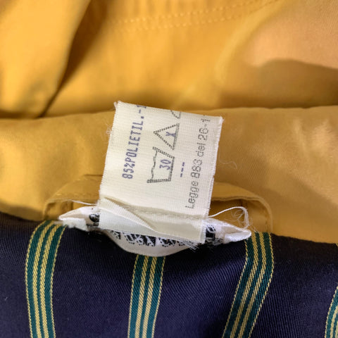 BRIONI Size 46 Yellow Polyethylene Trenchcoat