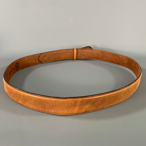 SILVER CREEK Size 38 Tan Leather Belt