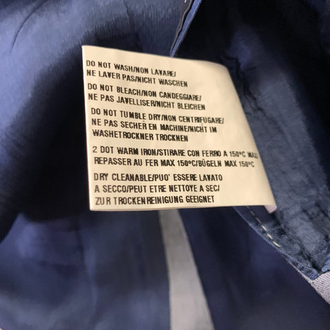 PAUL SMITH Chest Size 42 Regular Grey Slate Wool Notch Lapel 34 32 Suit