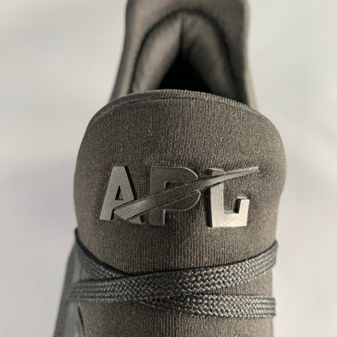 APL Size 11 -Techloom Tracer- Black White Perforated Nylon Sneakers