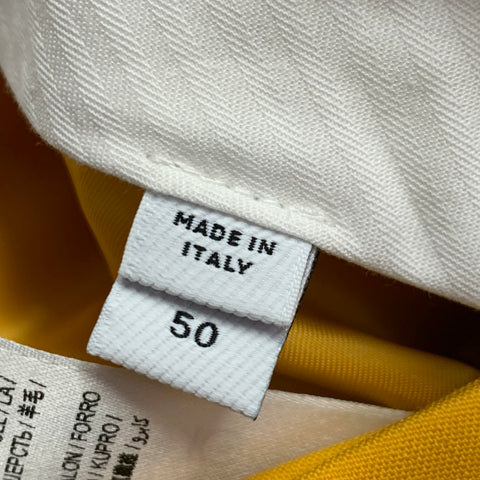 BURBERRY SS23 Size 40 Yellow Wool Double Breasted Suit