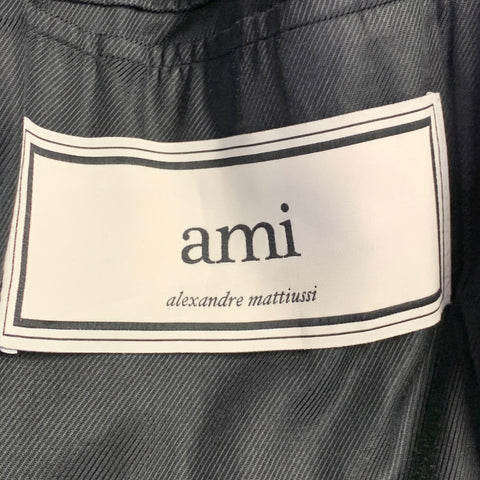 AMI Size 36 Camel Wool Blend Double Breasted Coat