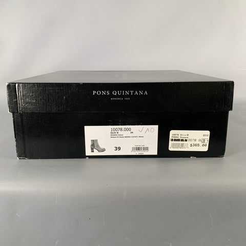 PONS QUINTANA Size 9 Navy Suede 10078 OLIV-B Boots