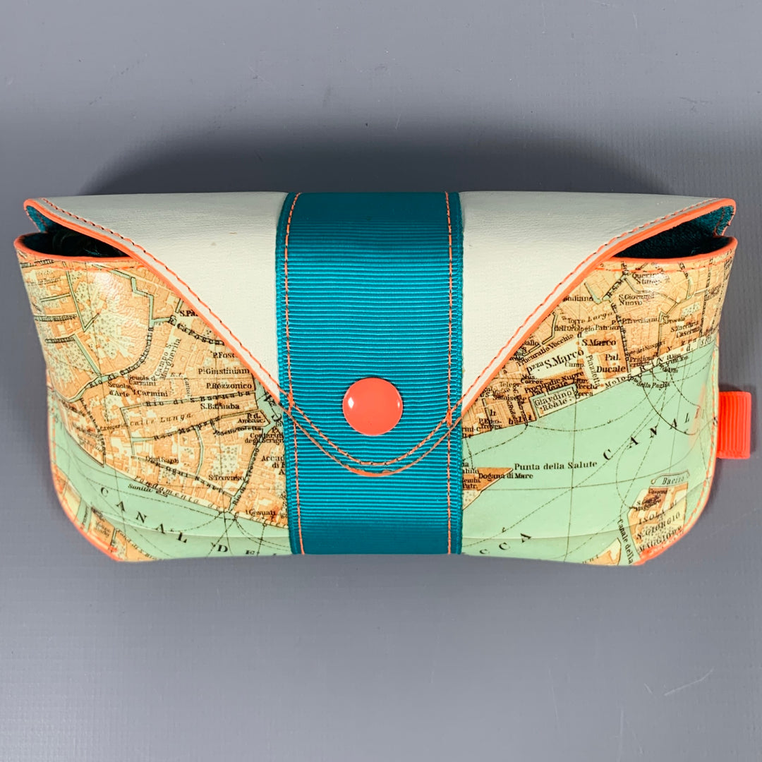 RAY-BAN Multi Color Limited Edition -Wayfarer- NYC Map Print Acetate Sunglasses
