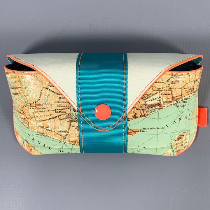 RAY-BAN Multi Color Limited Edition -Wayfarer- NYC Map Print Acetate Sunglasses
